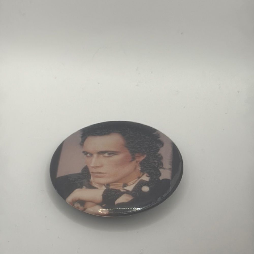 ADAM ANT '80's vintage Button pin